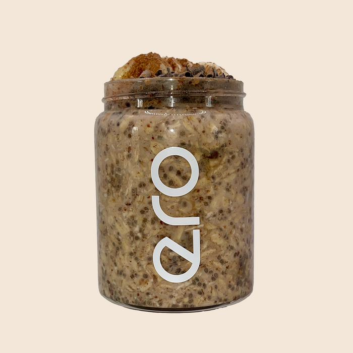 Glass Jar with Acacia Lid – The Ultimate Overnight Oats Companion